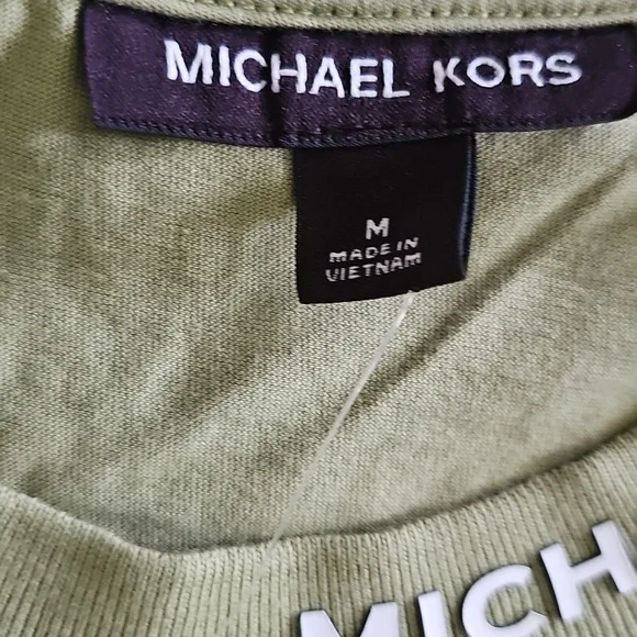 Michael Kors Light Sage Men's Shirt - Picture 4 of 6